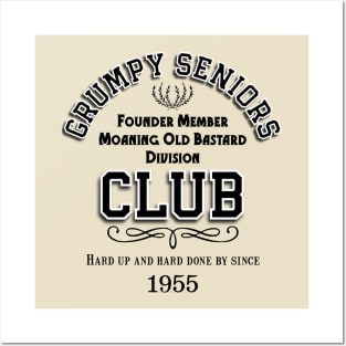 GRUMPY SENIORS CLUB Posters and Art
